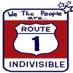 Indivisible Rt 1 Corridor logo